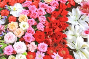 上飯田六所宮、花手水舎、名古屋市北区の観光・撮影スポットの名所