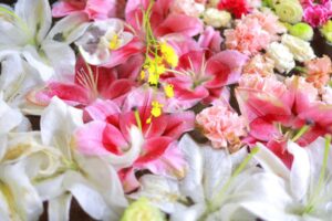 上飯田六所宮、花手水舎、名古屋市北区の観光・撮影スポットの名所