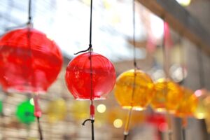 別小江神社、9月、風鈴、名古屋市北区の観光・撮影スポットの画像と写真