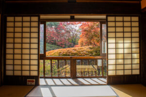 どうだん亭、紅葉、11月秋の名所、愛知県尾張旭市の観光・撮影スポットの名所