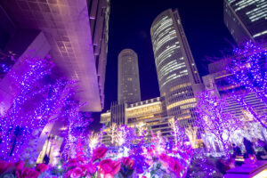 大名古屋ビルヂング、イルミネーション、夜景、名古屋市中村区の観光・撮影スポットの名所