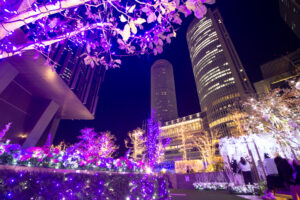 大名古屋ビルヂング、イルミネーション、夜景、名古屋市中村区の観光・撮影スポットの名所
