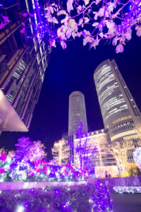 大名古屋ビルヂング、イルミネーション、夜景、名古屋市中村区の観光・撮影スポットの名所