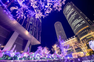 大名古屋ビルヂング、イルミネーション、夜景、名古屋市中村区の観光・撮影スポットの名所