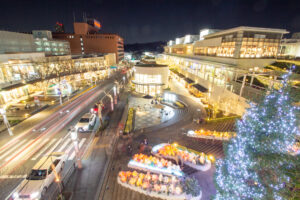 星ヶ丘テラスウィンターイルミネーション、12月冬、名古屋市千種区の観光・撮影スポットの名所