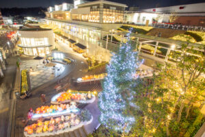 星ヶ丘テラスウィンターイルミネーション、12月冬、名古屋市千種区の観光・撮影スポットの名所