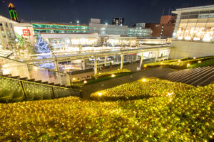 星ヶ丘テラスウィンターイルミネーション、12月冬、名古屋市千種区の観光・撮影スポットの名所