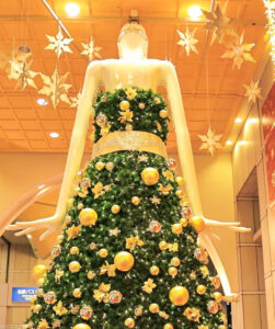 名鉄百貨店、ナナちゃん、クリスマス、冬、2121年12月