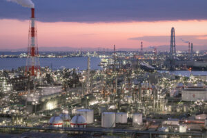 うみてらす14、夜景、四日市コンビナート、工場地帯、三重県四日市市の観光・撮影スポットの画像と写真