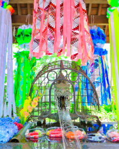 若宮神明社,、花手水舎、6月夏、愛知県一宮市の観光・撮影スポットの名所