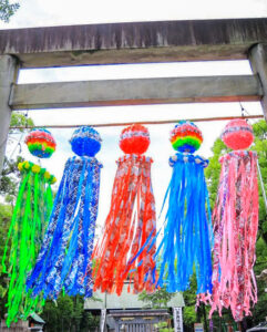 若宮神明社,、花手水舎、6月夏、愛知県一宮市の観光・撮影スポットの名所