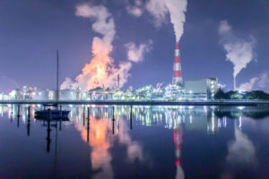 四日市ドーム、夜景、四日市コンビナート、工場地帯、三重県四日市市の観光・撮影スポットの画像と写真
