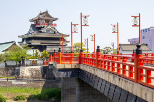 清須公園、清州城、４月春の花、愛知県清須市の観光・撮影スポットの名所