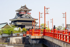 清須公園、清州城、４月春の花、愛知県清須市の観光・撮影スポットの名所