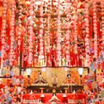マリオット名古屋、吊り雛、「雛（ひな）のつるし飾り」、ひな祭り、2月春、名古屋市中村区の観光・撮影スポットの名所