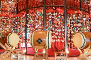 マリオット名古屋、吊り雛、「雛（ひな）のつるし飾り」、ひな祭り、2月春、名古屋市中村区の観光・撮影スポットの名所