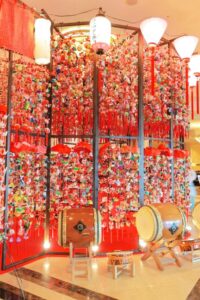 マリオット名古屋、吊り雛、「雛（ひな）のつるし飾り」、ひな祭り、2月春、名古屋市中村区の観光・撮影スポットの名所