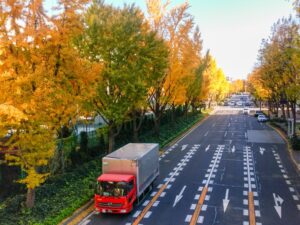 若宮大通、紅葉、イチョウ並木、11月秋、名古屋市中区の観光・撮影スポットの名所