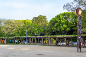 名城公園、藤、名古屋城、5月の夏の花。名古屋市北区の観光・撮影スポットの画像と写真