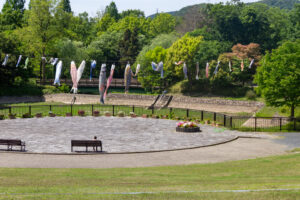 小牧市民四季の森、鯉のぼり、5月の夏の花、愛知県小牧市の観光・撮影スポットの画像と写真