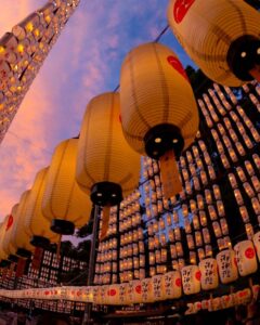 多賀大社・万灯祭・提灯祭り、8月夏、滋賀県犬上群の観光・撮影スポットの名所