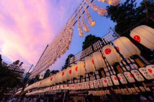 多賀大社・万灯祭・提灯祭り、8月夏、滋賀県犬上群の観光・撮影スポットの名所