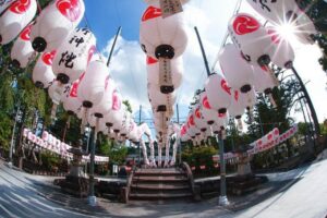 多賀大社・万灯祭・提灯祭り、8月夏、滋賀県犬上群の観光・撮影スポットの名所