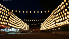 田村神社・提灯まつり・万灯祭、7月の夏まつり、滋賀県甲賀市の観光・撮影スポットの名所