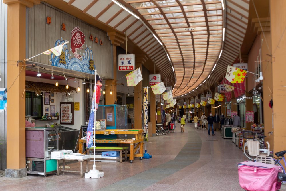 桑名市寺町商店街、三重県桑名市の観光・撮影スポットの名所