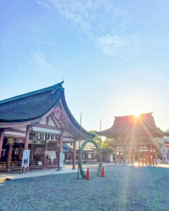 津島神社、6月夏、愛知県津島市の観光・撮影スポットの名所