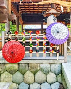 若宮神明社,、和傘、6月夏、愛知県一宮市の観光・撮影スポットの名所