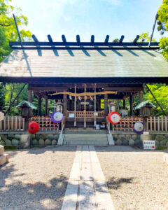 若宮神明社,、和傘、6月夏、愛知県一宮市の観光・撮影スポットの名所