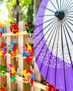 若宮神明社,、和傘、6月夏、愛知県一宮市の観光・撮影スポットの名所