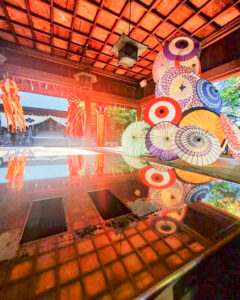 若宮神明社,、夏詣,、和傘、6月夏、愛知県一宮市の観光・撮影スポットの名所