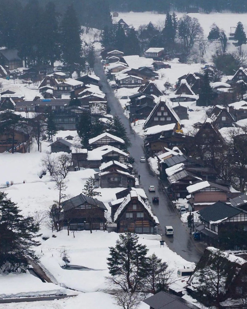 白川郷合掌造り集落(雪景色)岐阜県大野郡の観光・撮影スポットの名所 | 東海カメラマップ