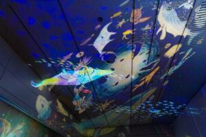 光の切り絵、８月夏、愛知県安城市の観光・撮影スポットの名所