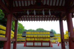 津島神社、提灯、尾張津島天王まつり、７月夏、愛知県津島市の観光・撮影スポットの名所