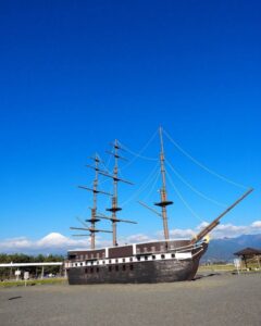 ふじのくに田子の浦みなと公園 、富士山、1月冬、静岡県富士市の観光・撮影スポットの名所