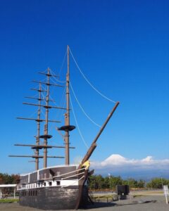 ふじのくに田子の浦みなと公園 、富士山、1月冬、静岡県富士市の観光・撮影スポットの名所