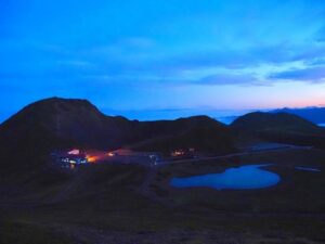 乗鞍岳、富士見台、日の出 、乗鞍スカイライン 、新緑、夏景色、8月、岐阜県高山市の観光・撮影スポットの名所