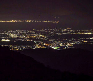 伊吹山、夜景、６月夏、滋賀県米原市の観光・撮影スポットの名所