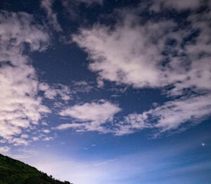 伊吹山、夜景、６月夏、滋賀県米原市の観光・撮影スポットの名所