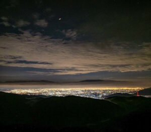 伊吹山、夜景、６月夏、滋賀県米原市の観光・撮影スポットの名所
