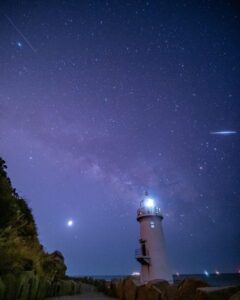 伊良湖岬灯台、星空、恋路ヶ浜、愛知県田原市の観光・撮影スポットの画像と写真