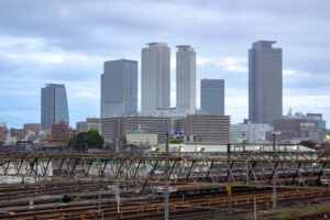 名古屋駅ビル群、向野橋、名古屋市中村区の観光・撮影スポットの名所