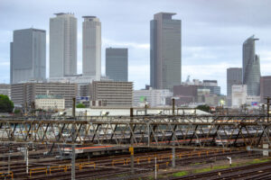 名古屋駅ビル群、向野橋、名古屋市中村区の観光・撮影スポットの名所