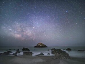 太平洋ビーチ 、星空、3月春、愛知県田原市の観光・撮影スポットの画像と写真