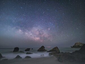 太平洋ビーチ 、星空、3月春、愛知県田原市の観光・撮影スポットの画像と写真