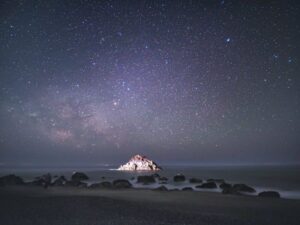 太平洋ビーチ 、星空、3月春、愛知県田原市の観光・撮影スポットの画像と写真