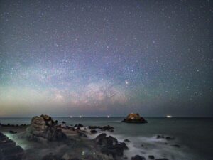 太平洋ビーチ 、星空、3月春、愛知県田原市の観光・撮影スポットの画像と写真